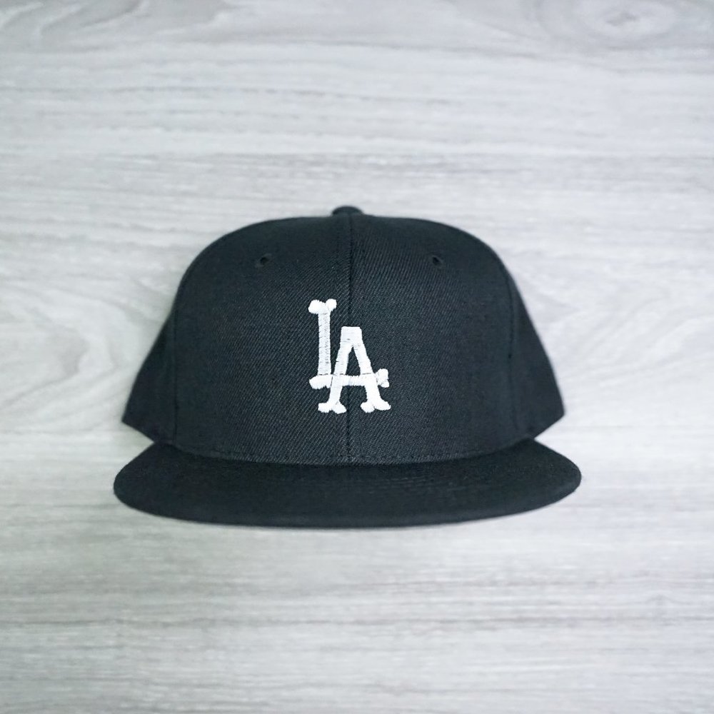 Los Angeles La Bones Concept Black Snapback